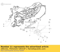 286162, Aprilia, Cinghia dentata, Nuovo