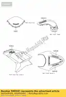 560540008, Kawasaki, marca, cnt carenado, ninja zx600p7 kawasaki zx 600 2007 2008, Nuevo