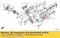 91021148004, Honda, Rolamento, agulha, 1010 (ntn) honda  cbf crf nsr mini hrc japan nx r (g) japan mc16-100 r (r) japan r2 (t) japan trx xr 50 70 125 150 250 350 500 520 1986 1989 1994 1996 1997 1998 1999 2000 2001 2002 2004 2005 2006 2007 2008 2009 2010 2011 2012 2013 2014 2017 2018 2019 2020, Novo