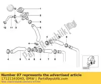 17121343040, BMW, hose bmw c1 125 200 2000 2001 2002 2003 2004, New
