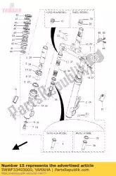 onder beugel comp. Van Yamaha, met onderdeel nummer 5WWF33403000, bestel je hier online: