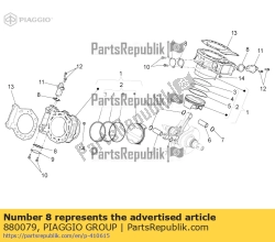 Aprilia 880079, Junta, OEM: Aprilia 880079