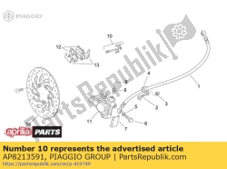 Aprilia AP8213591, Sworze? + spr??yna hamulca, OEM: Aprilia AP8213591