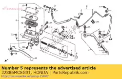 Aqui você pode pedir o conjunto de pistão, mestre em Honda , com o número da peça 22886MCSG01: