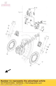 yamaha 5D7F58241000 desangrado - Lado inferior