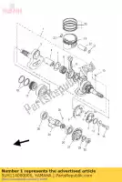 5UH114000000, Yamaha, krukas assy yamaha  yfm 350 2004 2005 2006 2007 2008 2009 2010 2011 2013 2014 2015 2016 2017 2019 2021, Nieuw