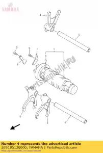 yamaha 20S185120000 widelec, shift 2 - Dół