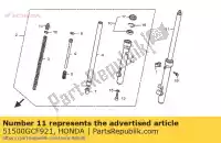 51500GCF921, Honda, nenhuma descrição disponível no momento honda crf 70 2005 2006 2007 2008 2009 2010 2011 2012, Novo