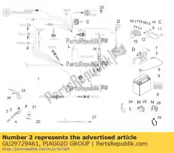 Here you can order the oil temperature sensor from Piaggio Group, with part number GU29729461: