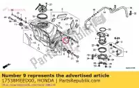 17538MEED00, Honda, colarinho, rr. configuração do tanque honda  cbr 600 1000 2004 2005 2006 2007 2008 2009 2010 2011 2012 2013 2017 2018 2019, Novo