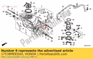 honda 17538MEED00 col, rr. réglage du réservoir - La partie au fond