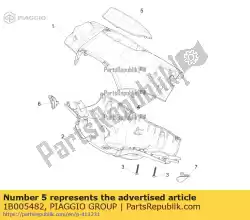 instrumenten frame van Piaggio Group, met onderdeel nummer 1B005482, bestel je hier online: