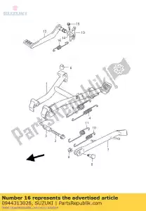 Suzuki 0944313028 primavera - Lado inferior