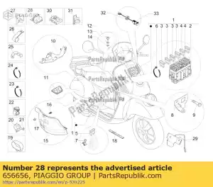 Piaggio Group 656656 strzec - Dół