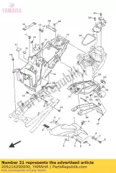 Ici, vous pouvez commander le garde, boue auprès de Yamaha , avec le numéro de pièce 20S216290000: