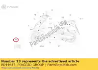 B044647, Piaggio Group, Set di decalcomanie aprilia sr ie carb my 50, Nuovo