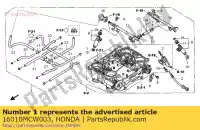 16010MCW003, Honda, jogo de gaxeta honda vfr 800 2002 2003 2004 2005 2006 2007 2008 2009 2010, Novo