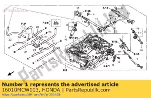 honda 16010MCW003 pakkingset - Onderkant