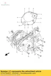 Qui puoi ordinare bullone da Suzuki , con numero parte 0154706607: