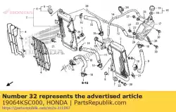 Tutaj możesz zamówić brak opisu w tej chwili od Honda , z numerem części 19064KSC000: