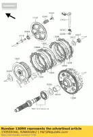 130950066, Kawasaki, carcasa-comp-embrague er650a7f kawasaki er-6f er-6n kle 650 2006 2007 2008, Nuevo