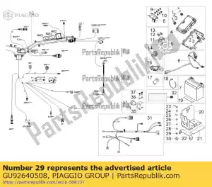 Piaggio Group GU92640508 nakr?tka m8 - Dół