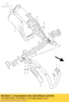 1415004F00, Suzuki, tuyau, échappement suzuki xf freewind u  xf650 650 , Nouveau