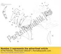 67467000AI, Piaggio Group, escotilla frontal     , Nuevo