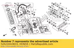 Here you can order the rod comp from Honda, with part number 52421KA3833: