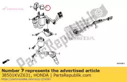 Ici, vous pouvez commander le relais assy., alimentation (micro iso 4p) (mitsuba) auprès de Honda , avec le numéro de pièce 38501KVZ631: