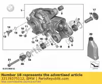 33178375112, BMW, perno di articolazione bmw   20 900 1200 1250 1300 1600 2004 2005 2006 2007 2008 2009 2010 2011 2012 2013 2014 2015 2016 2017 2018 2019 2020 2021, Nuovo