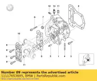 11117653695, BMW, cilinderkopschroef bmw c1 125 200 2000 2001 2002 2003 2004, Nieuw