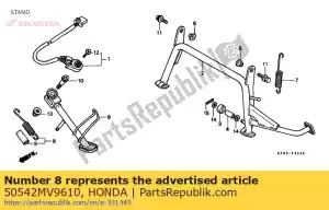 Honda 50542MV9610 ressort assy., béquille latérale - La partie au fond