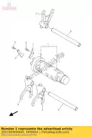 20S185400000, Yamaha, zespó? krzywki zmiany biegów yamaha ajs xj  600 2009 2010 2011 2014 2015 2016, Nowy