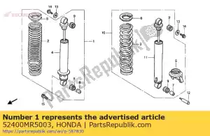 Honda 52400MR5003 amortiguador, posterior - Medio
