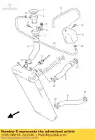 1785148E00, Suzuki, mangueira, rad. entrada suzuki vz 800 1997 1998 1999 2000 2001 2002 2003, Novo