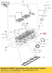 Aqui você pode pedir o encaixe zx600-f1 em Kawasaki , com o número da peça 920051273: