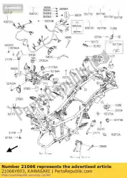 Ici, vous pouvez commander le régulateur-tension sc300aef auprès de Kawasaki , avec le numéro de pièce 21066Y003: