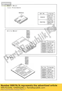 Kawasaki 999761648 owner s manual,it/es/nl, - Bottom side