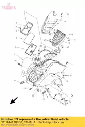 Ici, vous pouvez commander le capuchon, boîtier de nettoyage 1 auprès de Yamaha , avec le numéro de pièce 5TH144120000: