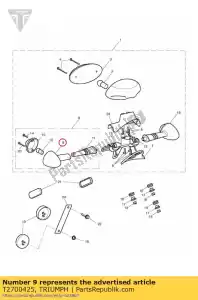 triumph T2700425 corpo da lâmpada - Lado inferior