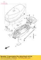 3VLF47410000, Yamaha, pad, seat yamaha cs cw ew vp 50 125 250 300 2005 2006 2007 2008 2009 2010 2011 2012 2013 2014 2015 2016, New