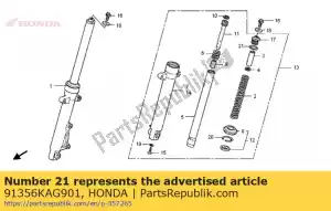 honda 91356KAG901 oring - Dół