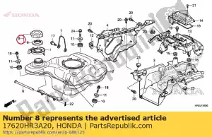 honda 17620HR3A20 conjunto de tapa, tanque de combustible - Lado inferior