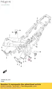 Suzuki 4192116G00 parafuso, caixa lwr & - Lado inferior