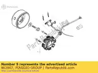 862867, Piaggio Group, schroef derbi cross city senda 125 2006 2007 2010, Nieuw