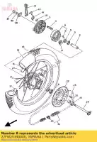 22FW25340000, Yamaha, kit de mâchoires de frein (amiante) yamaha ty tyr tys 250, Nouveau