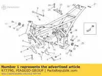 977790, Piaggio Group, quadro, armação moto-guzzi bellagio 940 2007, Novo