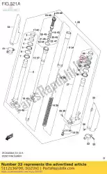 Qui puoi ordinare cespuglio, scivolo da Suzuki , con numero parte 5112136F00: