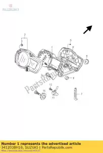 suzuki 3412038H10 velocímetro - Lado inferior